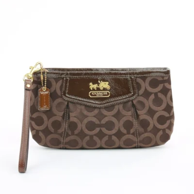 Coach Vintage Y2K Signature Wristlet Wallet