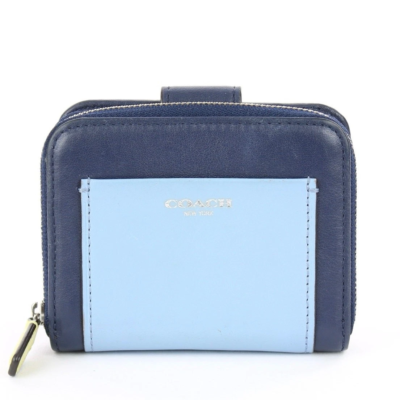 Coach Colorblock Corner Zip Wallet