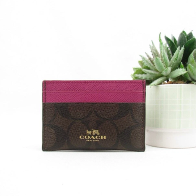 Coach Signature Print ID Card