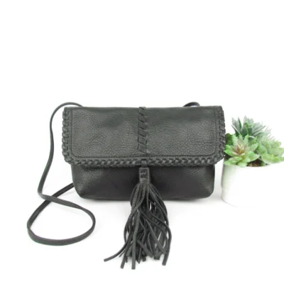 Hobo Bramble Black Leather Bag
