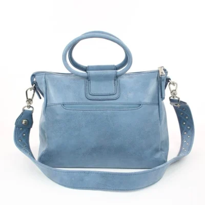 HOBO Blue Ring Handle Crossbody Bag