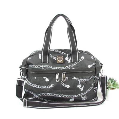 Brighton Printed Nylon Travel Bag with Crossbody Strap