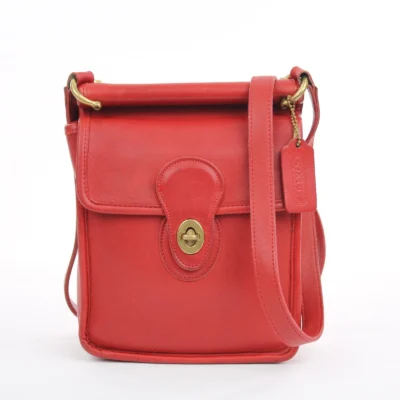 Coach Vintage Red Murphy Crossbody Bag