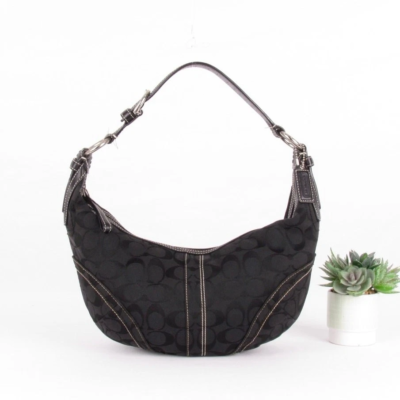 Coach Vintage Y2K Signature Demi Hobo Mini Bag