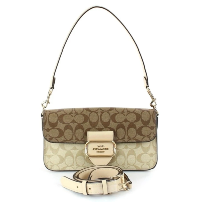 Coach Signature Canvas Morgan Bag