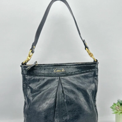 COACH Ashley Leather Snake Print crossbody / Shoulder Bag