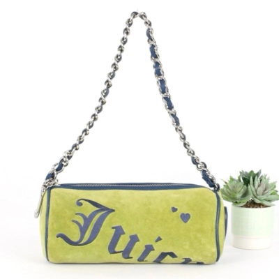 Juicy Couture Vintage Y2K Green Barrel Bag