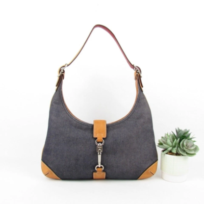 Coach Y2K Vintage Denim Hobo Bag